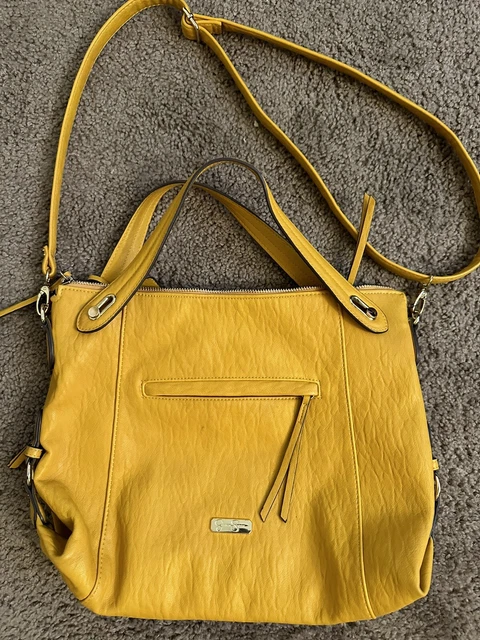 JESSICA SIMPSON ROXANNE Yellow Dandelion SATCHEL CROSSBODY BAG Fall Fashion!