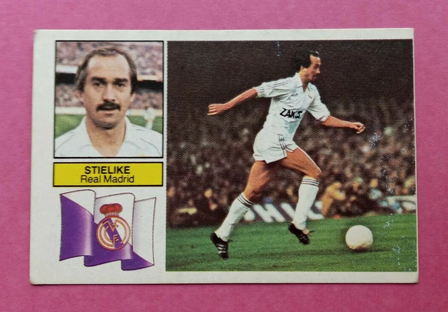 Autographe Uli Stielike – Carte Officielle Real Madrid Saison 77/78 (Allemagne WC 1982)