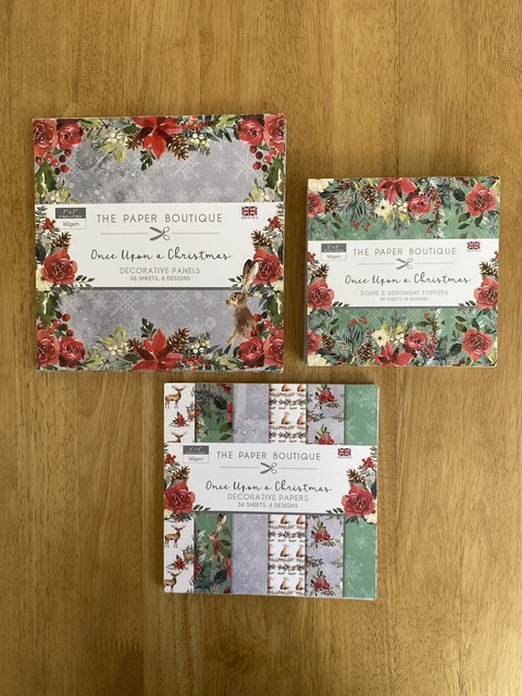 The Paper Boutique Once Upon A Christmas Bundle Card Making Fox Deer Hare