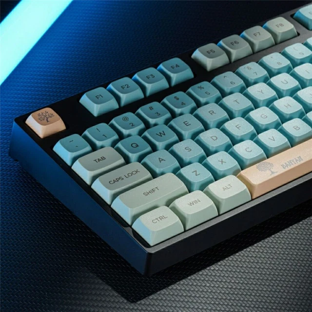 DIY Tree Banyan Keycap XDA Profile 127 keys For Cherry MX Mechanical Keyboard