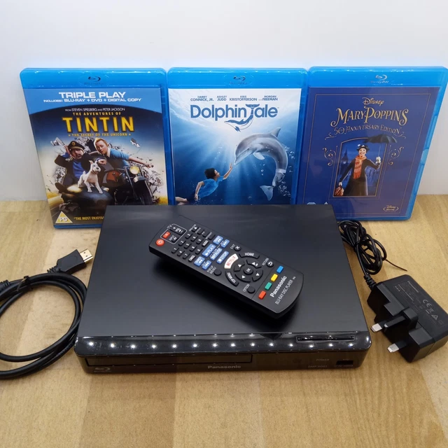 VINABTY N2QAYB001029 Telecomando sostitutivo compatibile con Panasonic Blu- Ray Disc Player DMP-BDT166 DMP-BDT165 DMP-BD833 DMP-BD83 DMP-BD84 DMP-BDT168 DMP-BDT167 DMP-BD843