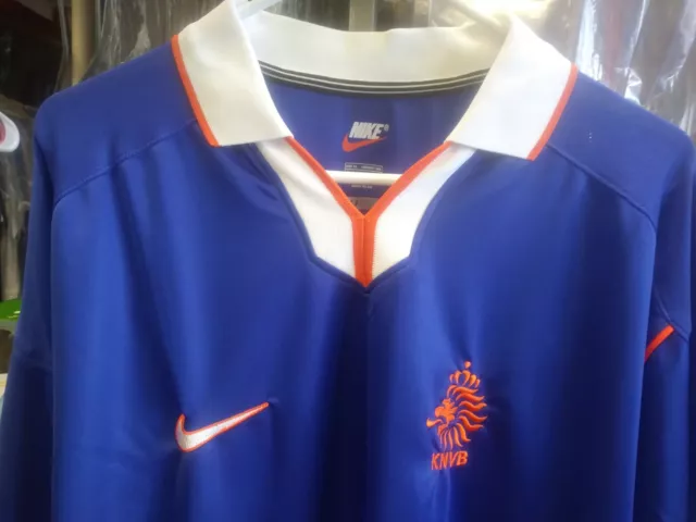NWT Authentic Nike 1998 Netherlands HOLLAND Player Issue long sleeve Jersey
