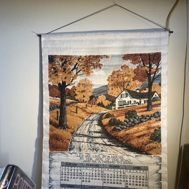https://www.picclickimg.com/QBMAAOSwkOhkFcay/1978-Linen-Hand-Print-Hanging-Autumn-Country-Calendar.webp
