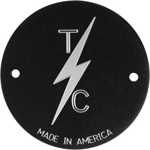 Thrashin Supply Company - TSC-3020-4 - Points Cover, Classic - Black Harley-Davi