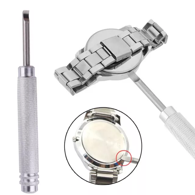 Watch Back Cover Opener Tool Repair Pry Watchmaker Metal Steel Case Back Remover