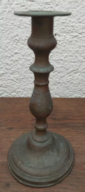 Antiguo Candelabro De Bronce