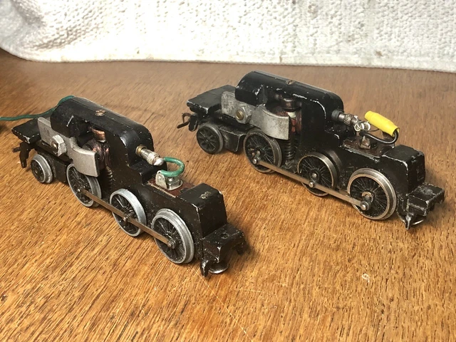 2 x Hornby Dublo (?) 3-RAIL MOTORISED CHASSIS - OO Gauge Read Description