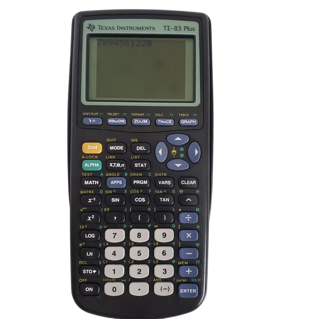 Texas Instruments TI-83 Plus Graphing Calculator with Cover