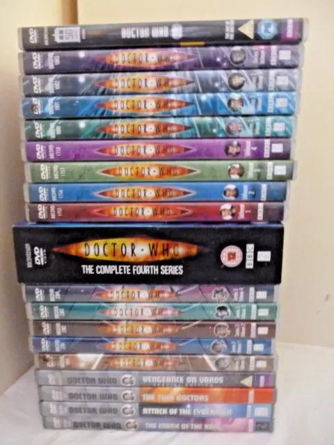 Job Lot /Bundle 19 x BBC DOCTOR WHO DVDs Dr Who