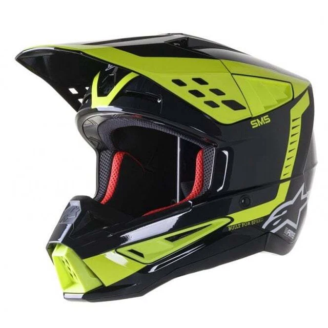 Alpinestars Supertech S-M5 Beam MX Helmet (Black/Fluo Yellow)