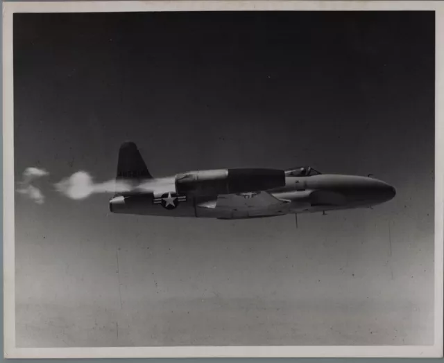 Lockheed F-80 Shooting Star Test Flight Original Manufacturers Photo P-80