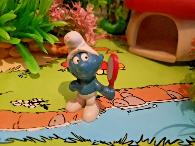 SMURF SCHLUMPF SCHTROUMPF Avec Fleur 20019 EUR 19,90 - FR