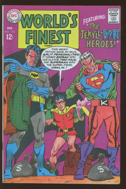 World’s Finest Comics #173 DC 1968 FN+ 1st Silver Age Two-Face FREE SHIP
