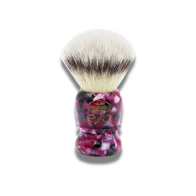 OMEGA Pennello da Barba  EVO2.0 Sintetico E1891 Purple - 8001673994087