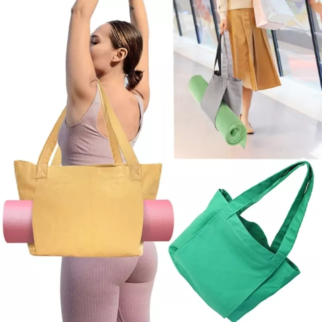 Yoga Mat Storage Bag Pilates Fitness Gym Workout Carry Tote Women Sports Carrier