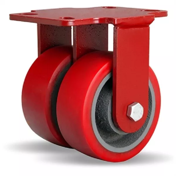 Hamilton Dual-Wheel R-HS2-4TRB 4" x 2" Ultralast Polyurethane 1,300 Lbs Capacity