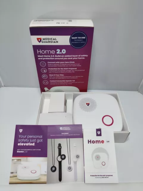 Medical Guardian Home 2.0 Complete Device Kit Home Care Elderly