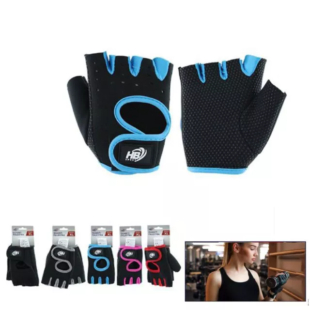 Acheter 1 paire de gants demi-doigt antidérapants, confortables, durables,  doux, demi-doigt, Fitness