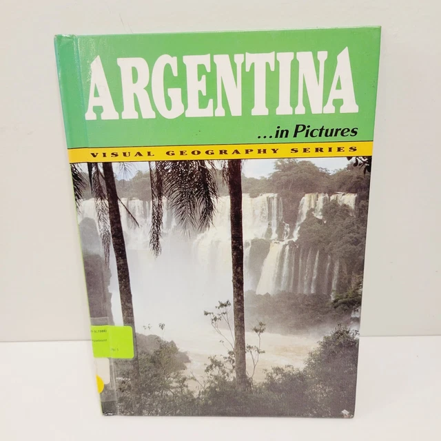 Visual Geography Series Argentina in Pictures 1990 Book HC Library