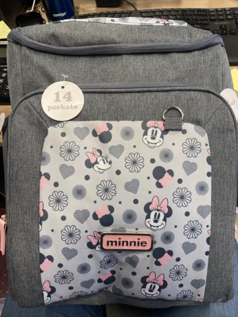 Disney Minnie Mouse  Diaper Bag With Changing Pad