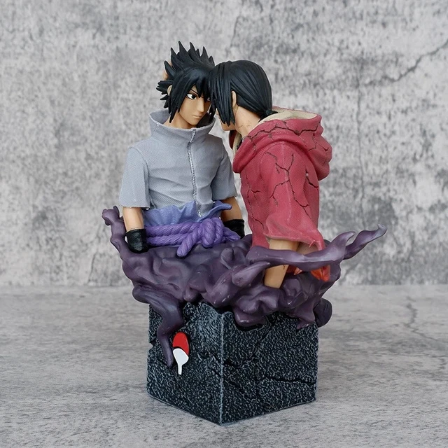 Figurine Itachi Uchiwa 30 Cm – PVC De Qualité, Socle Inclus, Neuve Sous Blister