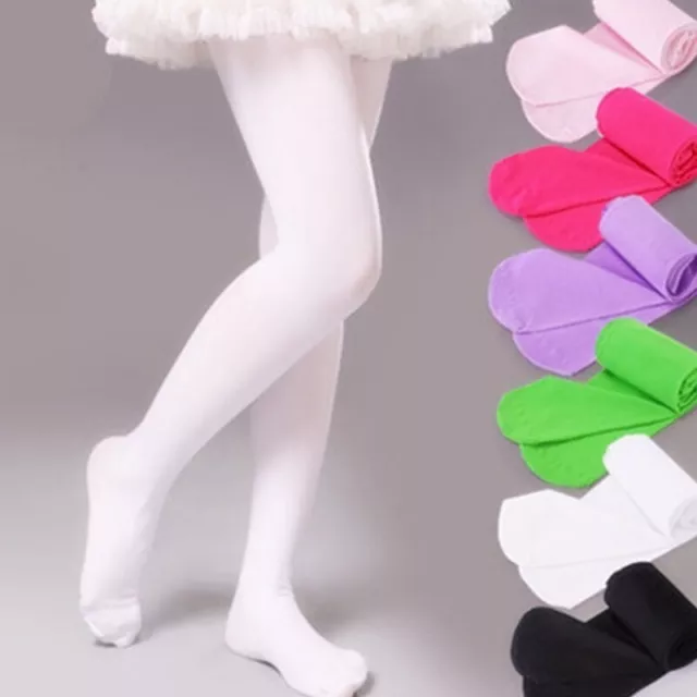 Kinder MäDchen Samt Ballettstrumpfhose Tanzsocken Mikrofasersocken Professi8065