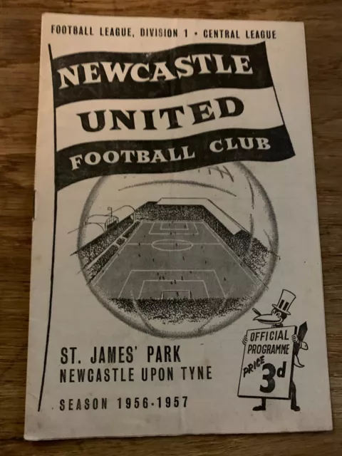 NEWCASTLE UNITED HOME Programmes 1950s and 1960s