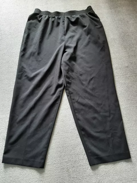 ALIA Womens Pants Size 14 P Petite Black Stretch