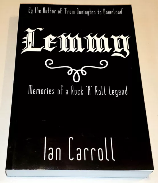 Motorhead 2016 Lemmy Memories Of A Rock Roll 'N' Legend Mhb Paperback Book Mint-
