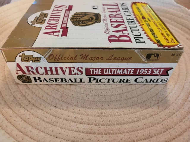 Topps 1991 Archives The Ultimate 1953 Set Complete NIB, 36 12 Packs 432 Cards 3