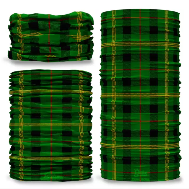 Paton Tartan headwear snood bandana multifunctional recycled plastic UK