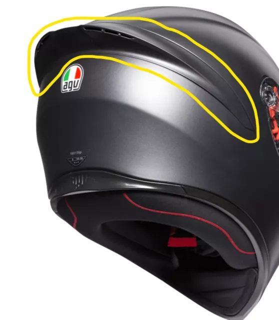 Agv spoiler casco K1 nero opaco Kit02802