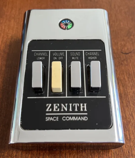 RARE VTG MCM Zenith Space Command TV Remote Control 4-Button WHITE $89. ...