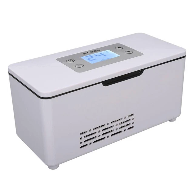NETTA Mini Frigo 5L Birra Bevande Portatile Piccolo Frigorifero Per Camera Da Letto, Cura Della Pelle Ufficio Con Funzione Di Raffreddamento E Riscaldamento Ac Dc Portatile Nero