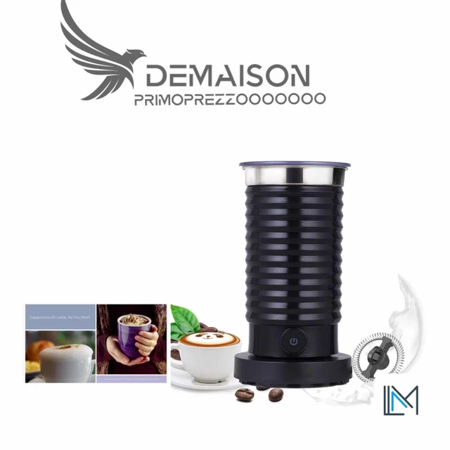 Montalatte Elettrico Automatico 5 In 1 - 600W, 240ml, Per Cappuccino, Latte Macchiato E Cioccolata Calda, Con Spegnimento Automatico