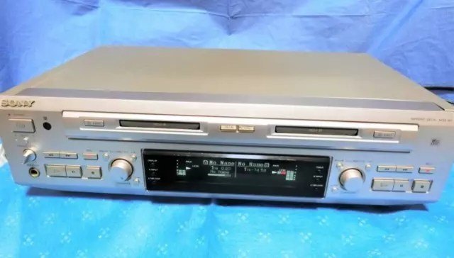 Sony MDS-W1 MD Mini Disc Deck Double Player Recorder AC100V 50Hz/60Hz 18W Japan