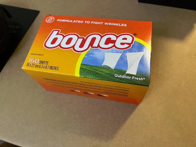 Bounce 160 Outdoor Fresh HE Fabric Softener Dryer Sheets
