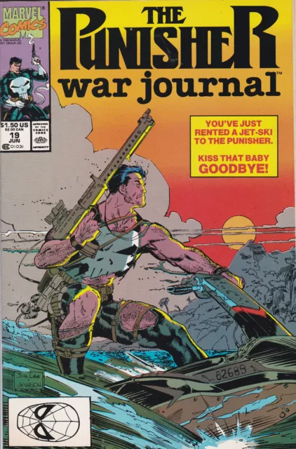 The Punisher: War Journal #19, Vol. 1 (1988-1995) Marvel Comics, Jim Lee