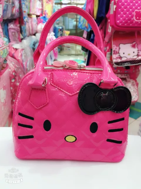 Women Hello Kitty Leather Handbag Shoulder Bag Princesses Cosplay Crossbody Bag