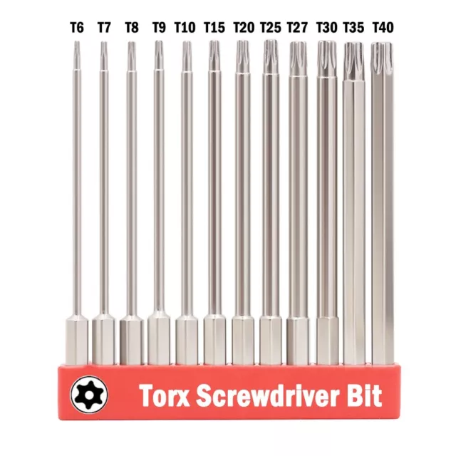 Bit de tournevis Torx avec forte torsion et utilisation à long terme 100 mm de