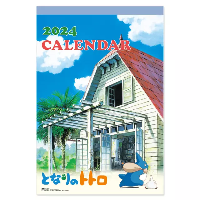 STUDIO GHIBLI MY Neighbor Totoro Calendar 2024 Monthly Wallmounted 13
