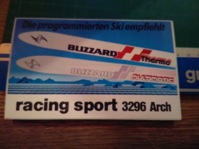 RARO ADESIVO STICKER VINTAGE KLEBER  SCI SKI BLIZZARD THERMO SKI SPYGGI SPORT 