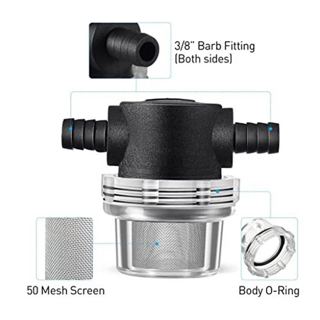 For Filtration Of Petroleum Water Pipe Filter Water Pump 10mm Straight Plug