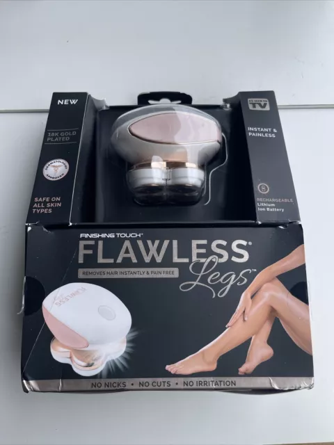 Finishing Touch Flawless Legs Women's Hair Remover - White/Gold