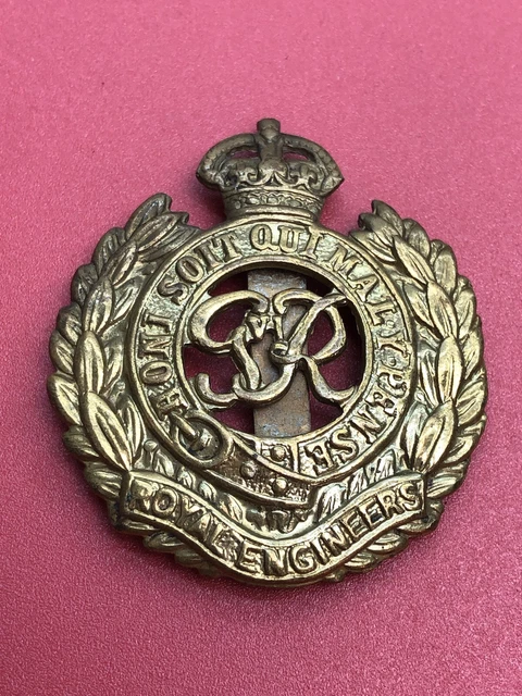 ORIGINAL WW2 BRITISH Army Cap Badge - Royal Engineers £9.99 - PicClick UK