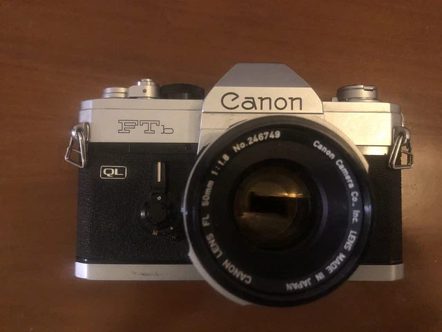 vend appareil photo Canon FTb QL avec objectif 50