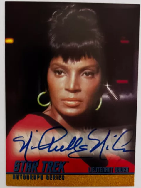 STAR TREK The Original Series (TOS)  A34 Nichelle Nichols as Uh  Autograph Card