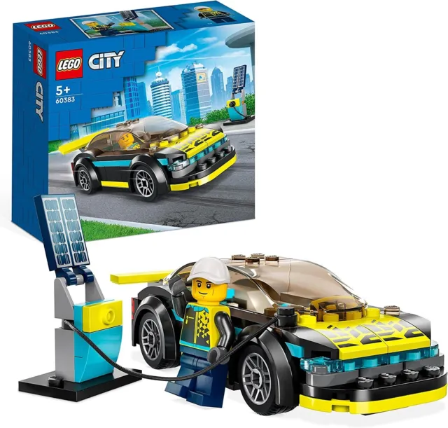 LEGO 60383 City Electric Sports Car Toy  Race Car Racing Driver Building Toys