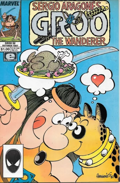 Groo the Wanderer Comic Book #32 Marvel Comics 1987 VERY HIGH GRADE UNREAD NEW