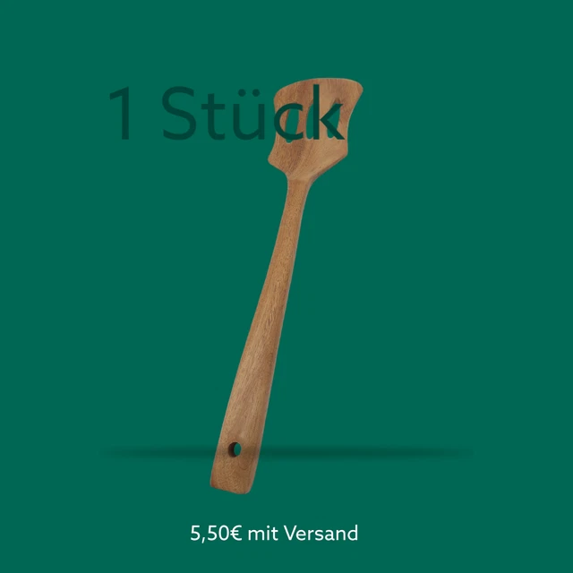 Löffel Servierlöffel Bratenwender Pfannenwender Holzlöffel Kochlöffel 1 Stück